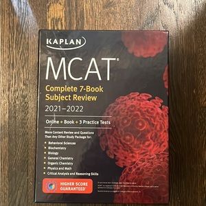 Kaplan MCAT 7-book bundle 2021-2022 edition